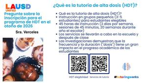 High Dosage Tutoring