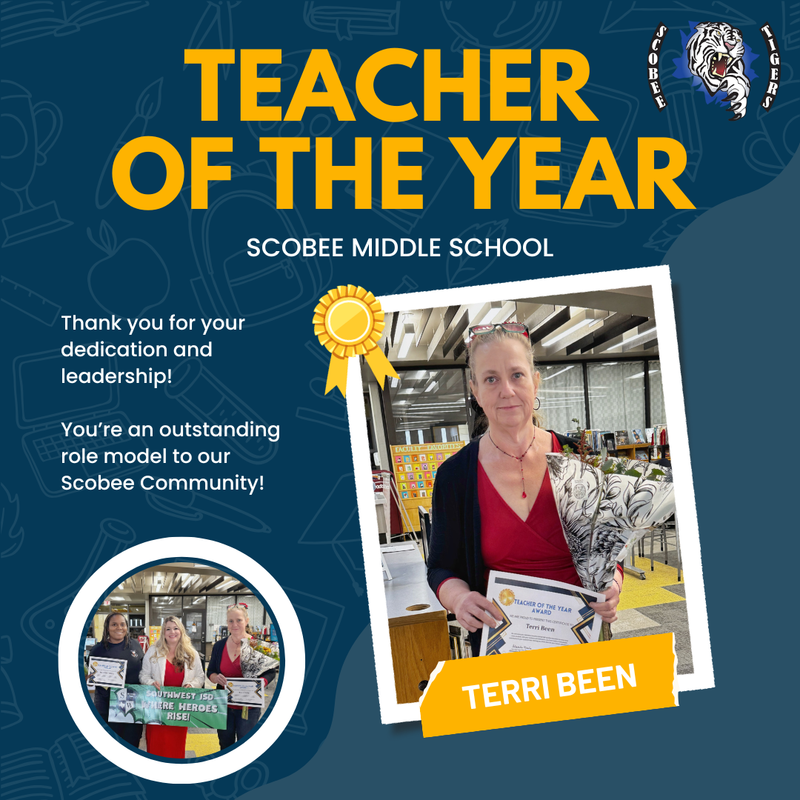 teacher of the year Mrs. Been