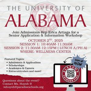 flyer with workshop information