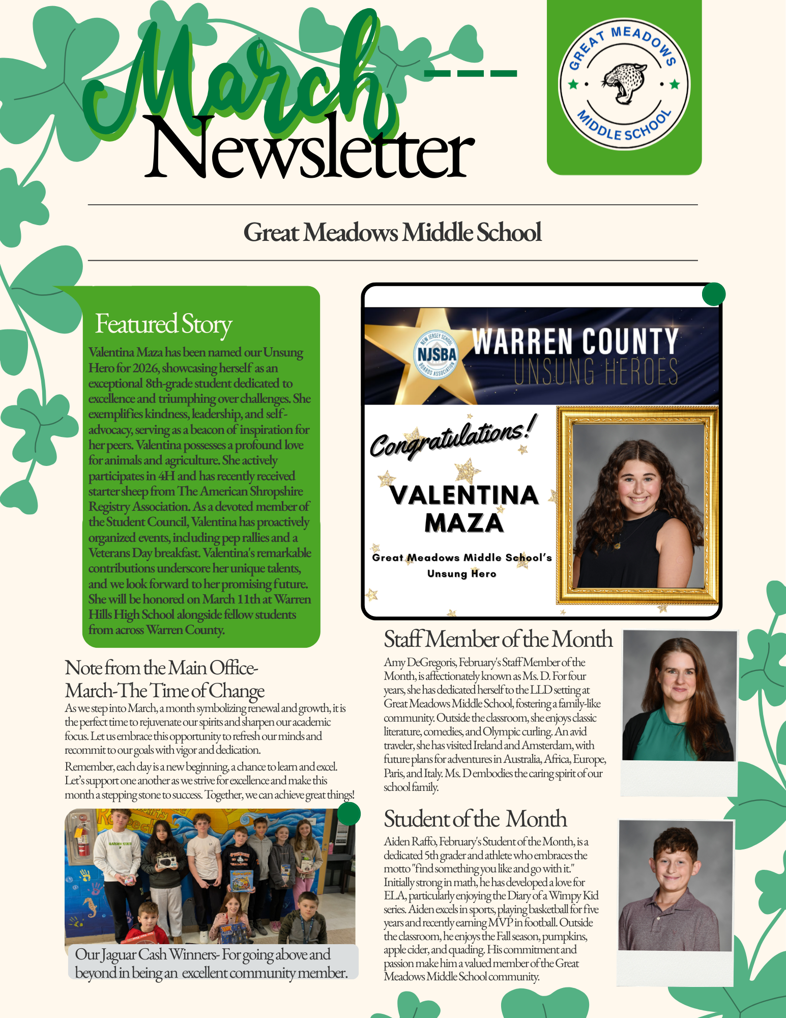 March Newsletter
