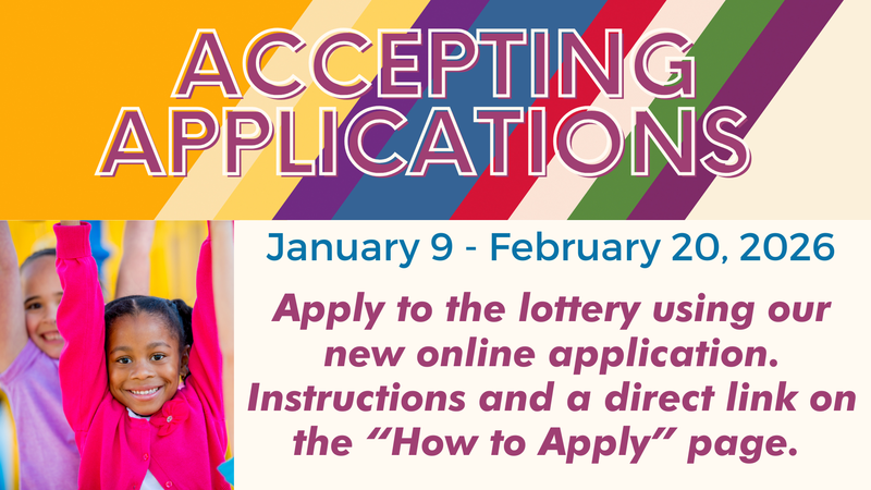 Now Accepting Applications for the 2026-27 School Year