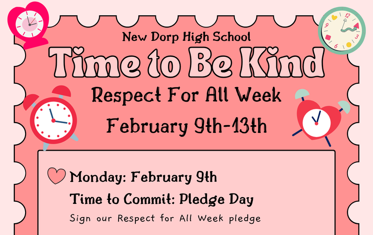 Respect for all week flyer