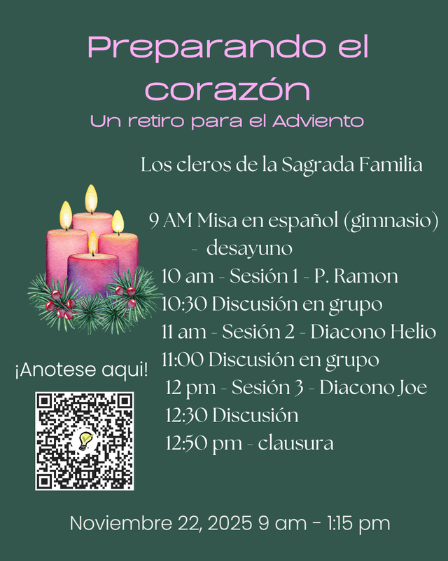 Grafica en español para Mision Pre-Adviento