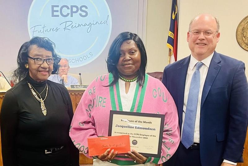 Edmondson recognized as Employee of the Month