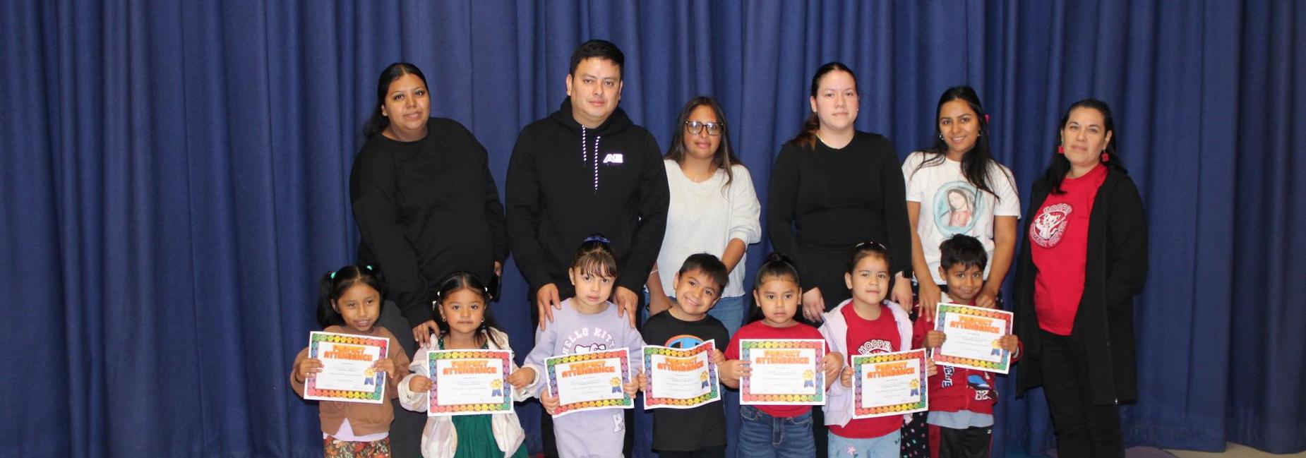 October perfect attendance Rm 22