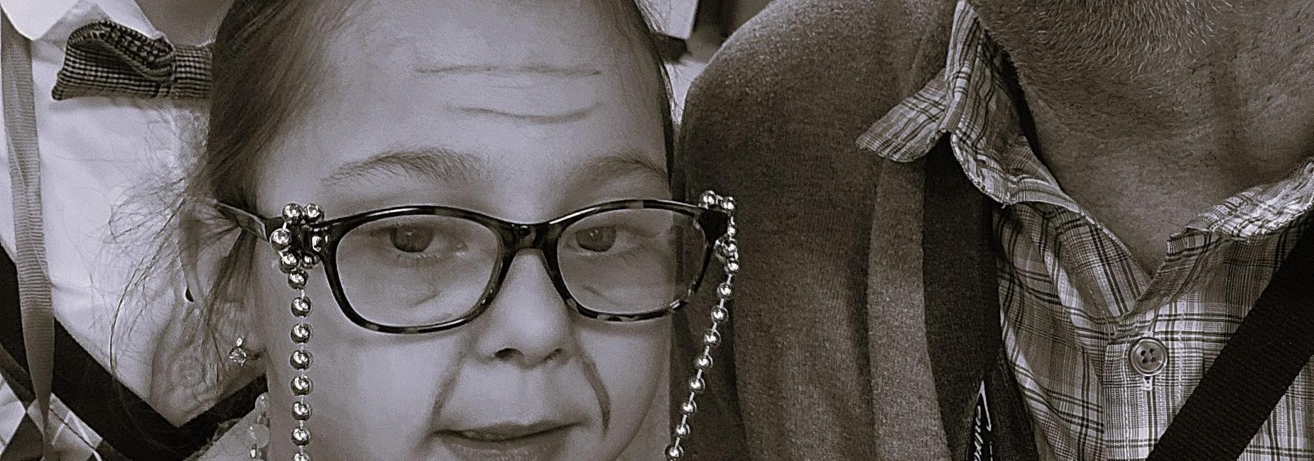 Mr. Logan & his students. 100th day of school