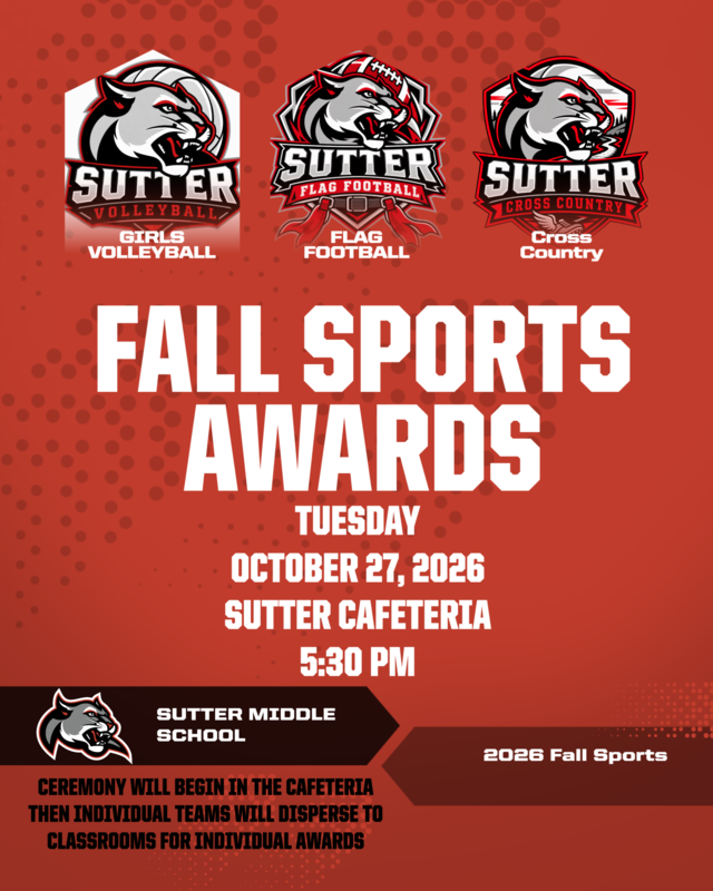 Fall Sports Awards Info