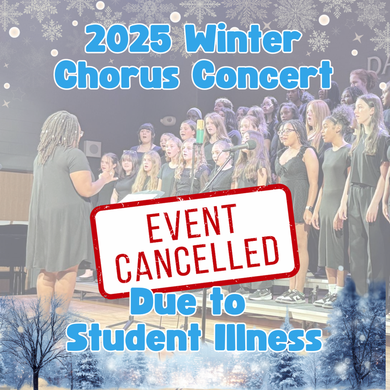 Chorus Concert Cancelled