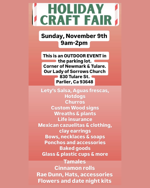 Holiday Craft Sale Flyer