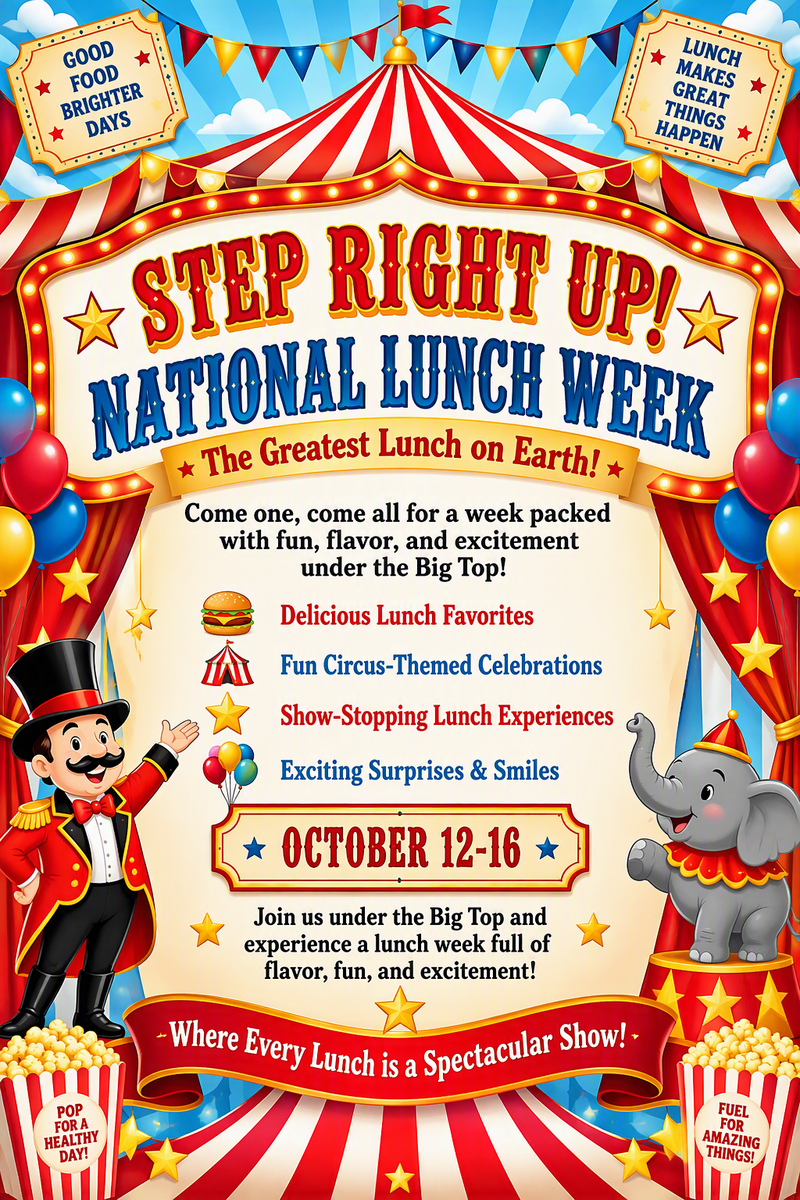 National School Lunch Week Flyer