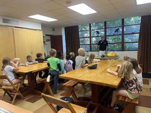 Students at Burnet Woods