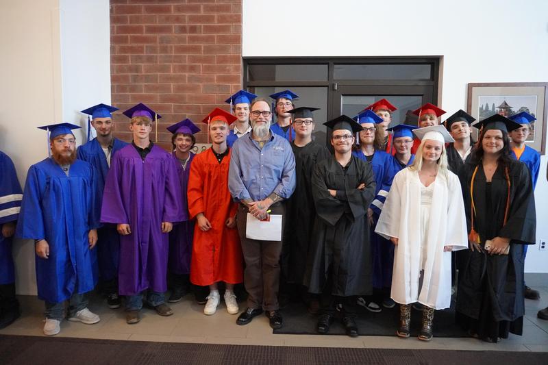 group of graduating welding students