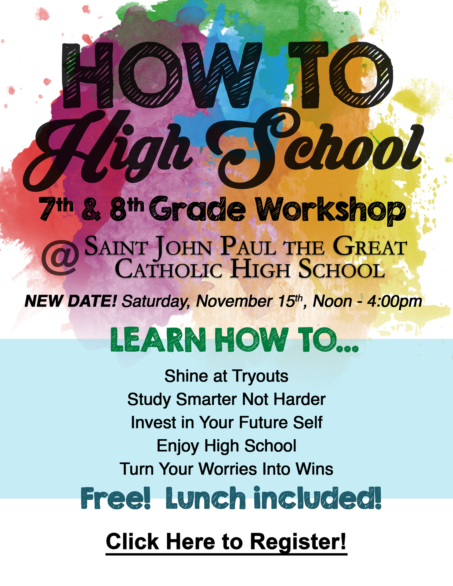 how to high school workshop