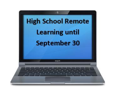 High school shifting to Full remote until 9/30