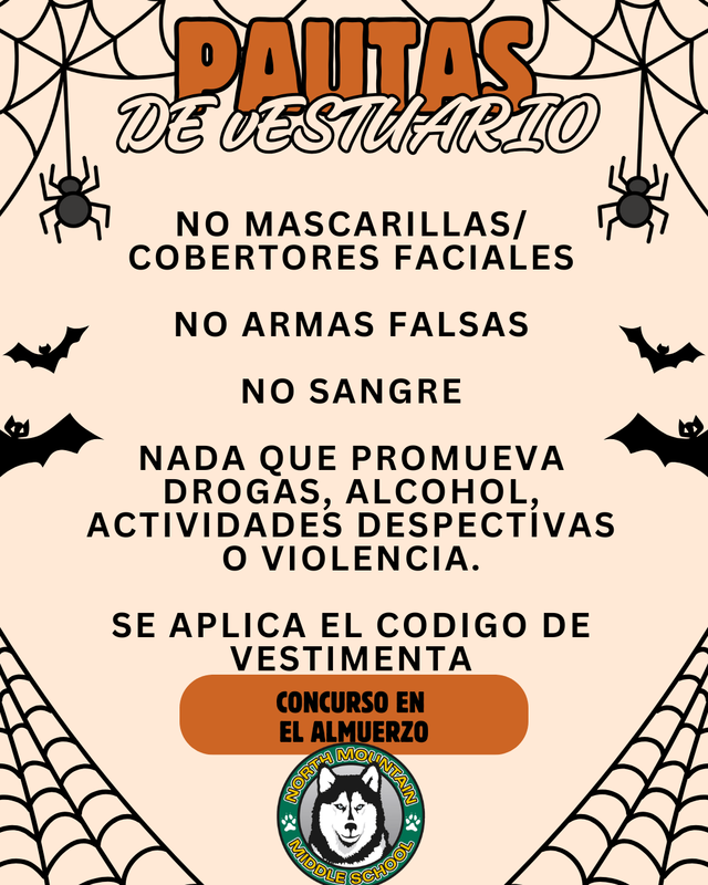 Halloween Guidelines in Spanish