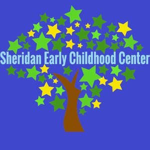 Sheridan Early Childhood Center Tree for a logo, with stars as the leaves on the tree.