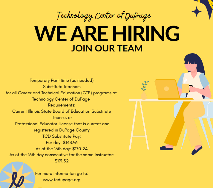 TCD Subbing Flyer