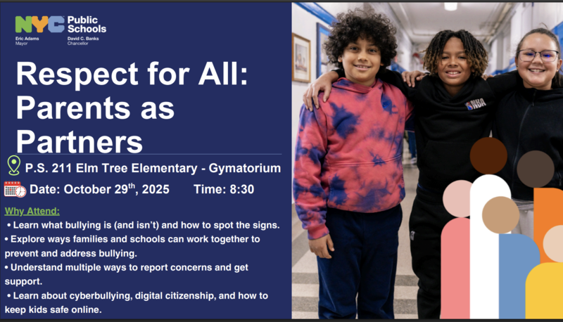 English Respect for all Flyer