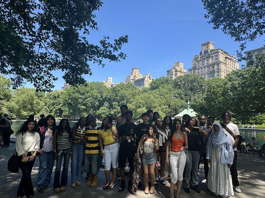CMSA students visit NYC as part of the CYSP program