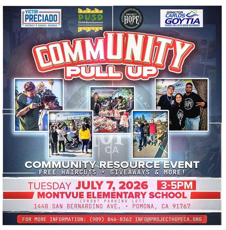 community pull-up flyer
