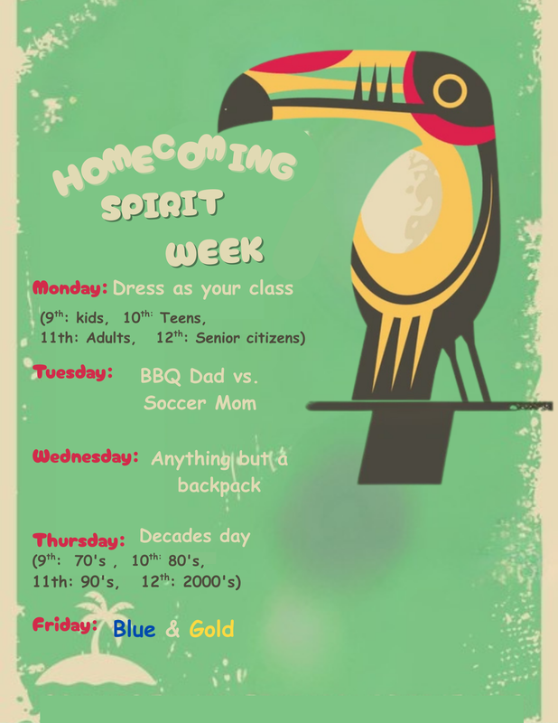 Homecoming spirit week