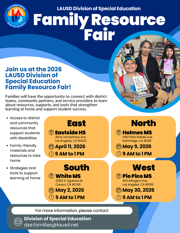 Family Resource Fair Flyer