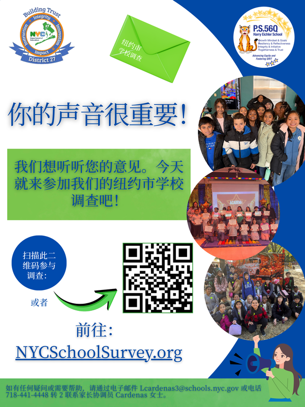 NYC Survey Flyer (Chinese)