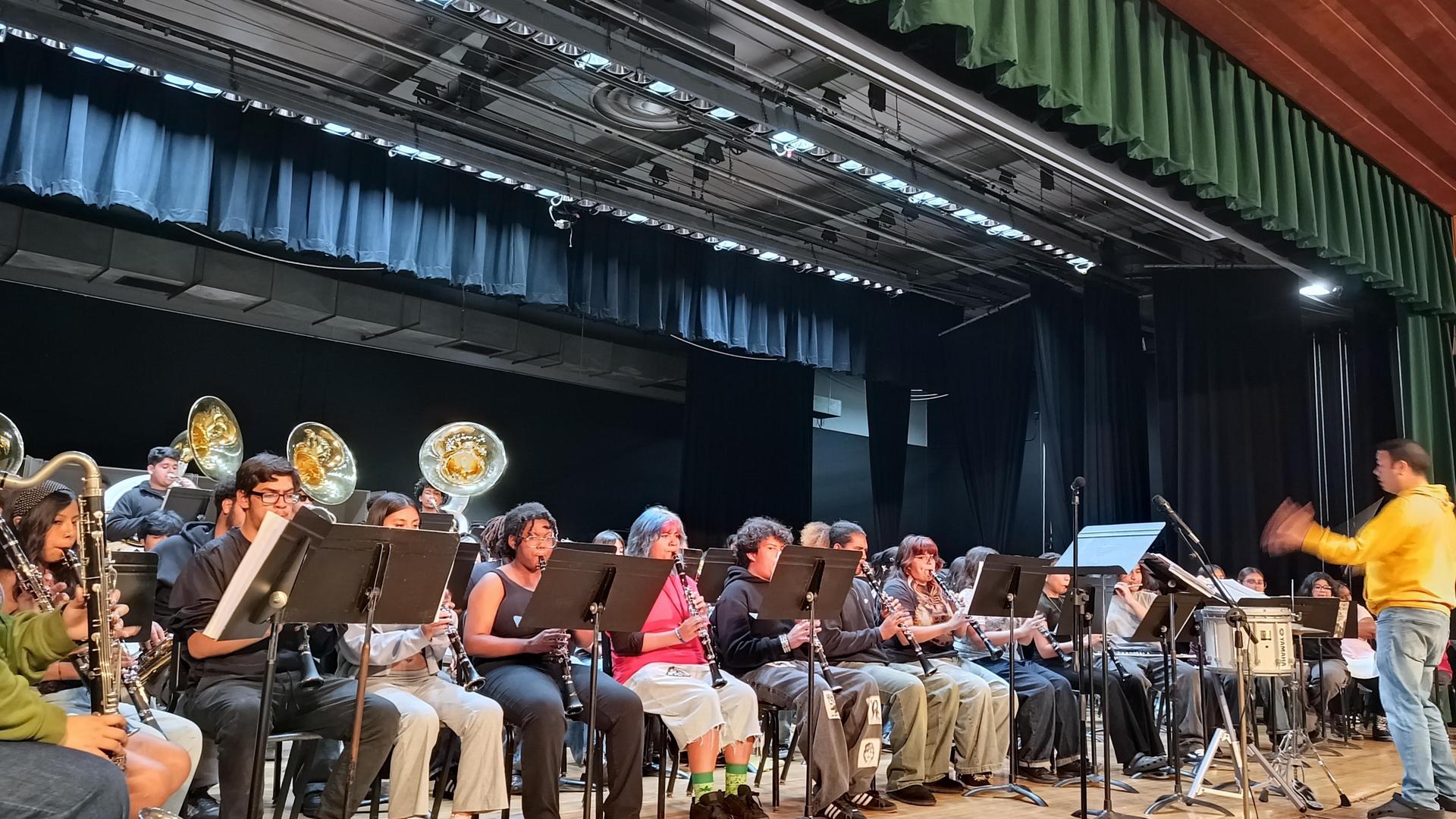 IHSU Concert Band in practice