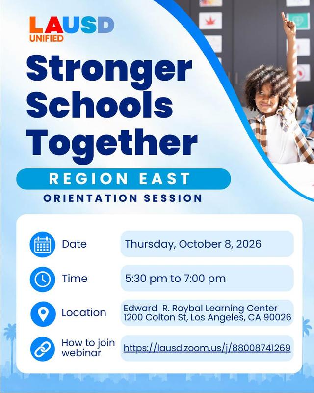 Stronger Schools Together Flyer