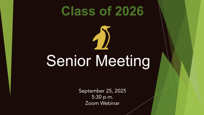 Senior Meeting Slides