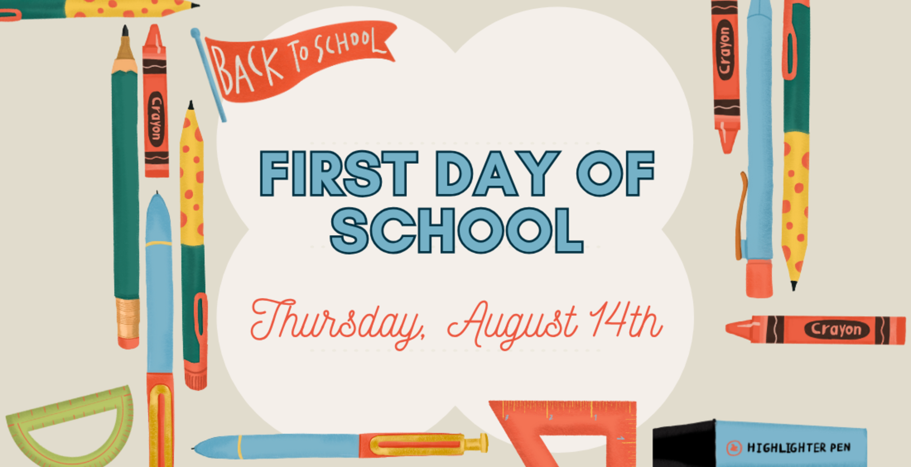 first day of school 8/14