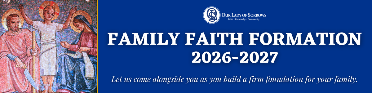 Family Faith Formation Banner