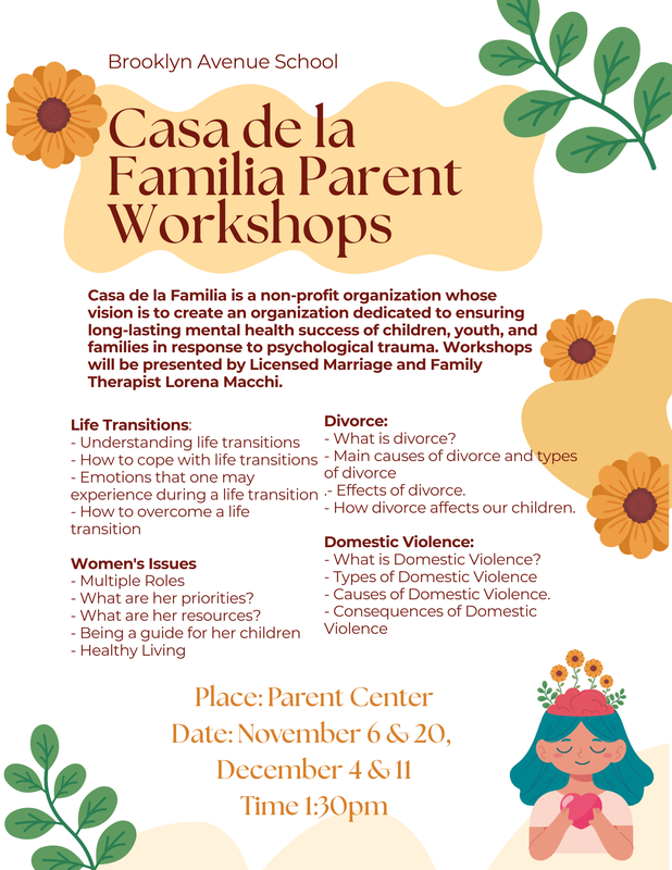 Casa de la Familia Parent Workshop