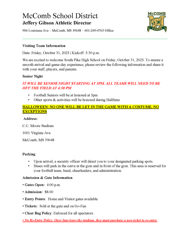 spsd mhs green and gold bowl 2025