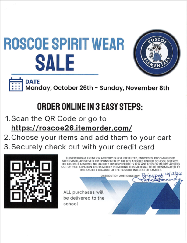 Merch Sale Flyer
