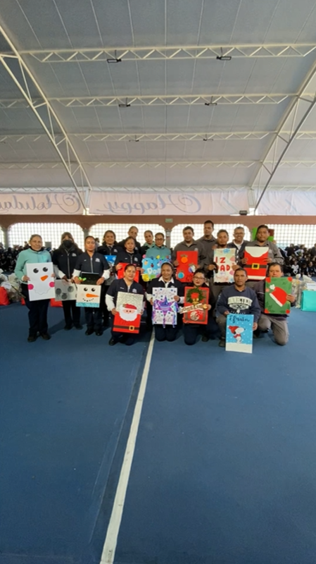 Nuestro personal de Mantenimiento e Intendencia la pasó muy contento