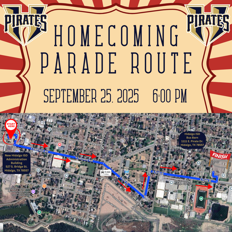 Parade Route Graphic
