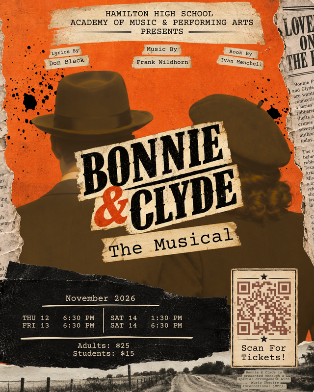 bonnie & clyde advert poster