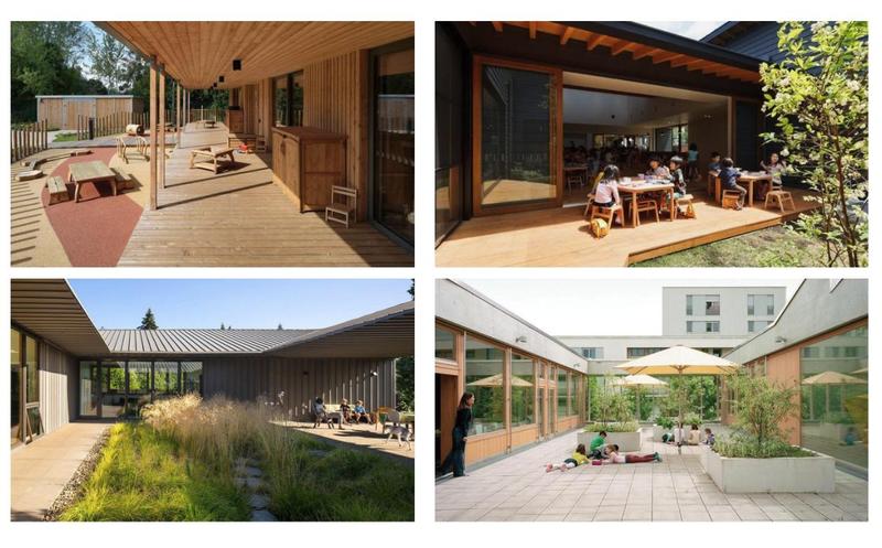 Four design concepts for a new school