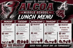 Lunch menu
