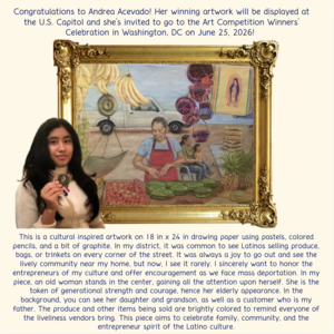 2026 30th District Congressional Arts Winner