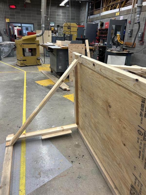 Back of the scenic boards designed by students in the Mayfield-Graves County ATC.