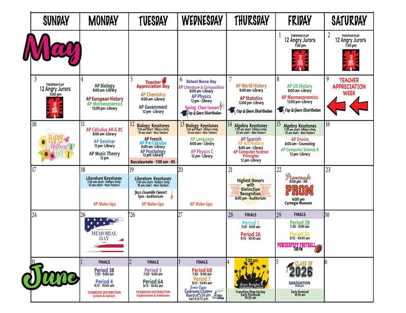 May/June Calendar Featured Photo