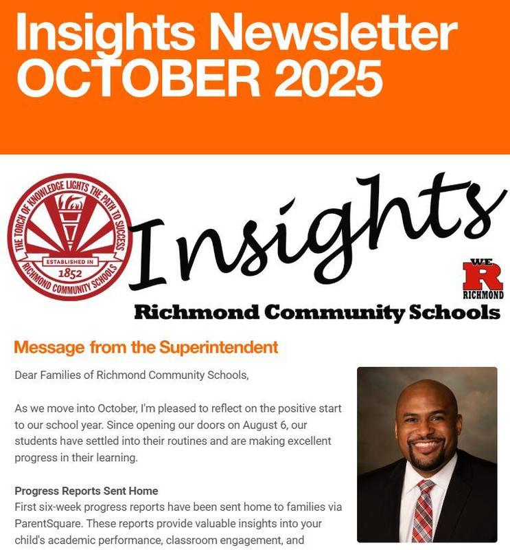 Front cover of Insights Newsletter - October 2025