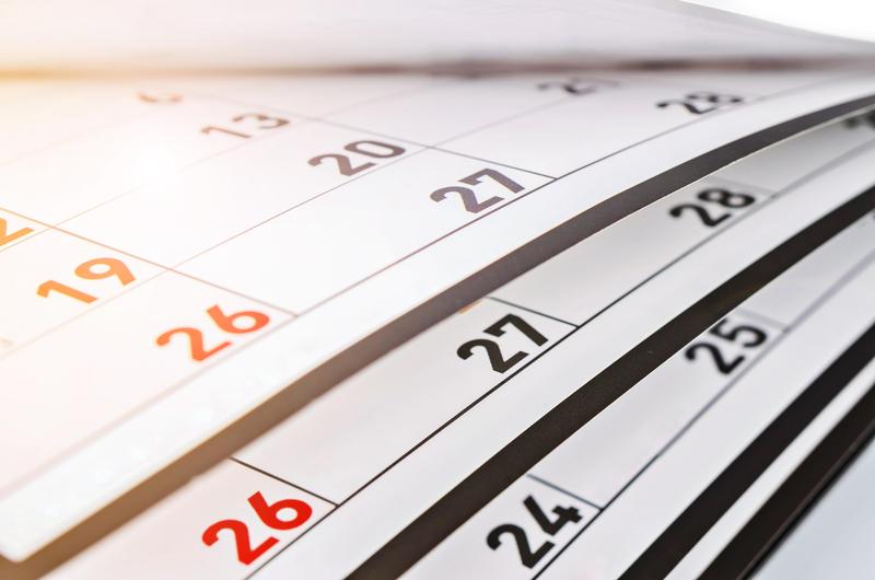 A generic image of calendar