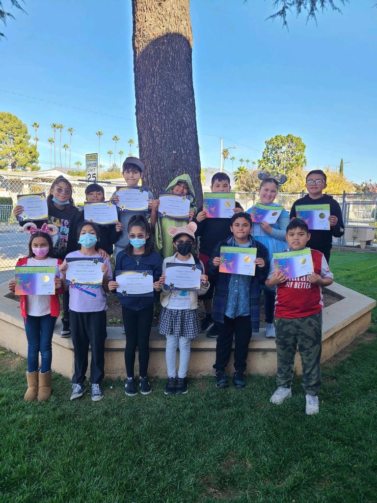 Mr. Gonzalez's class awards