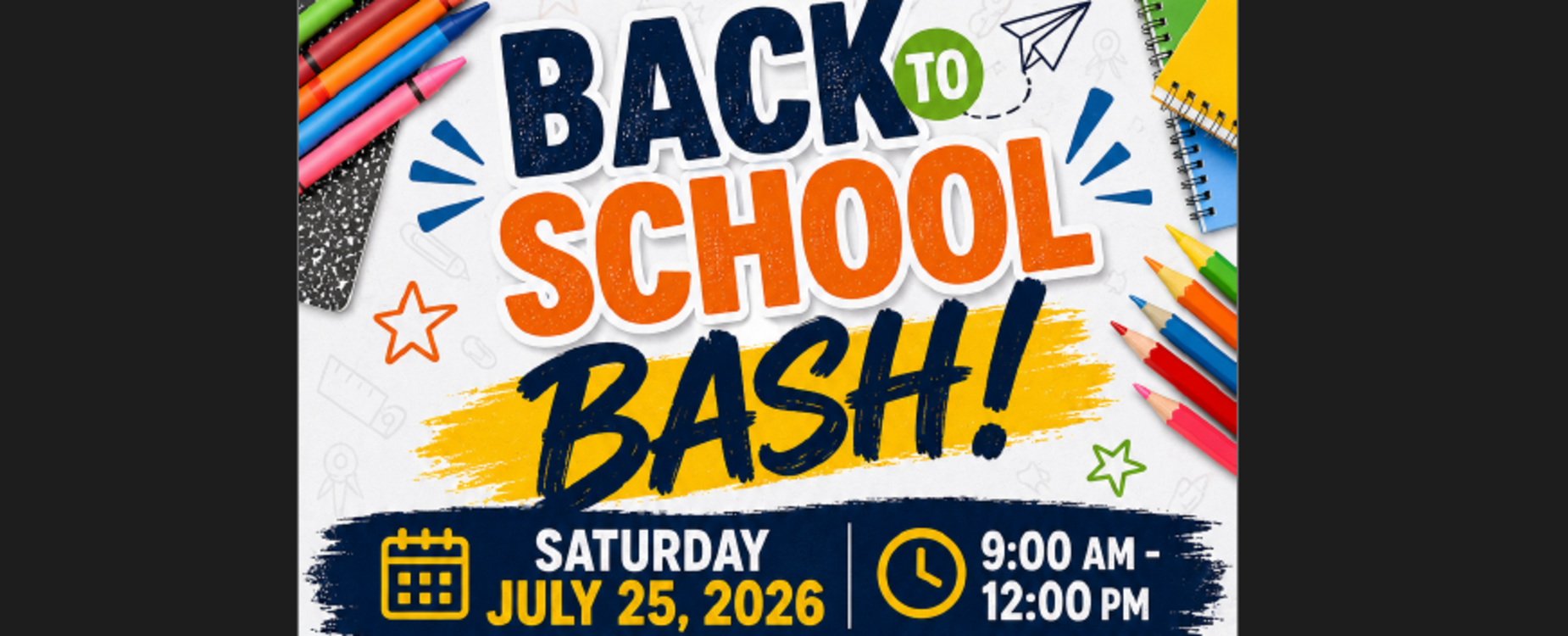 back 2 school bash