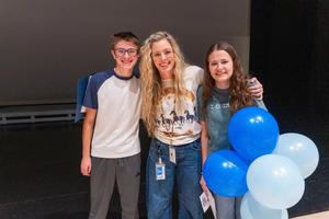 Lindsey Pierson with son, and Ellasyn Stevens