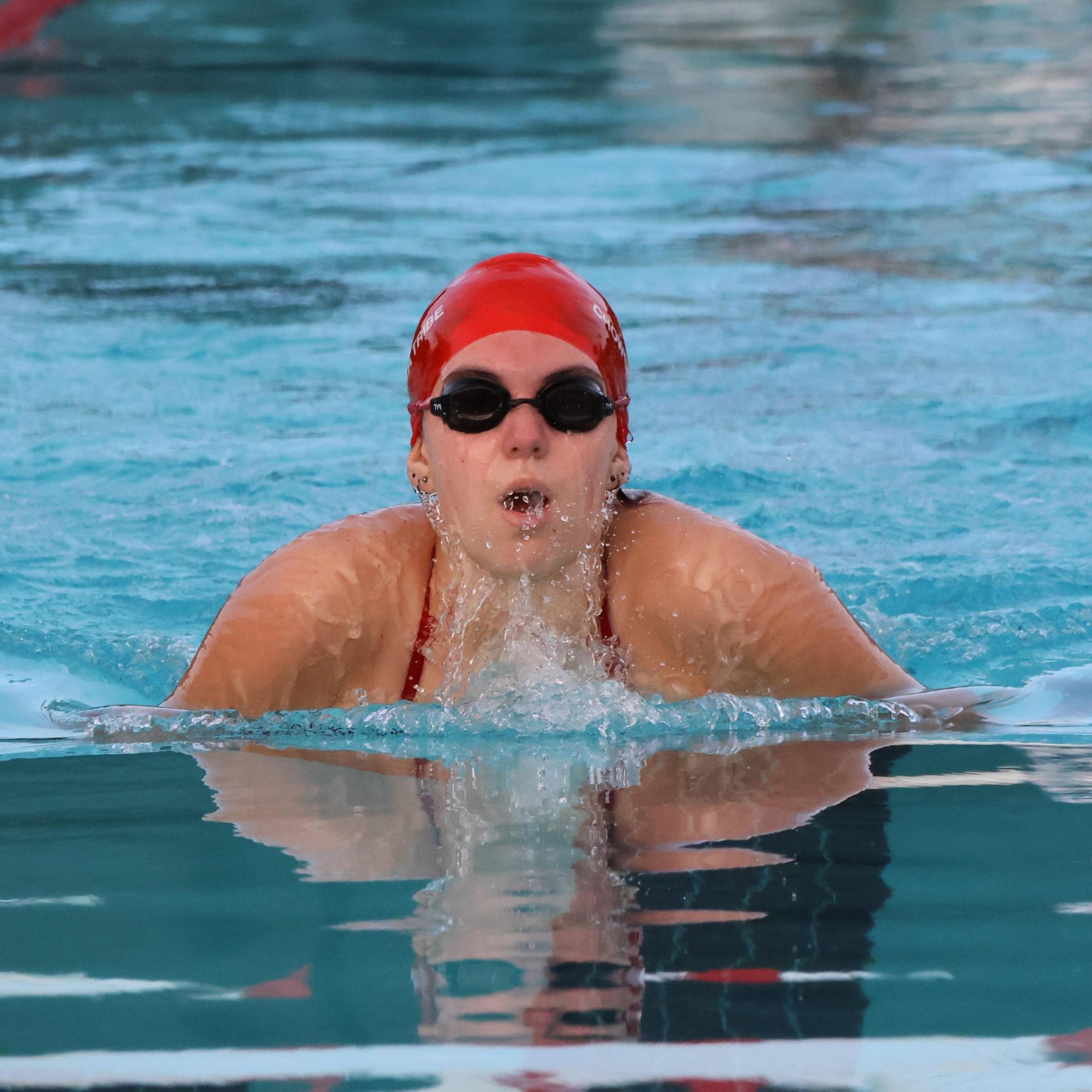 Katie Rodriguez swimming