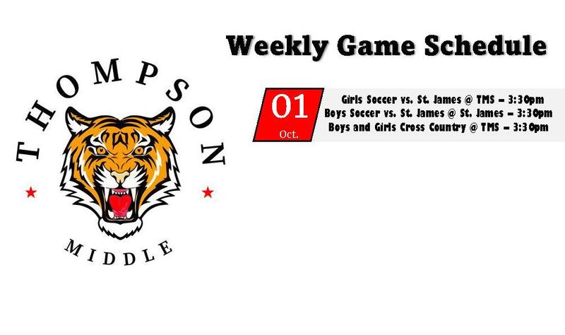 TMS Game Schedule